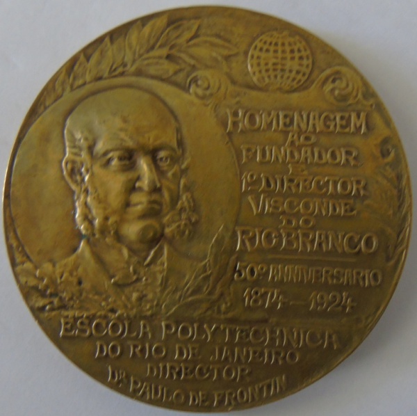 Joias . Medalha em Bronze ,Museu Mariano Procopio centenario de foto 5