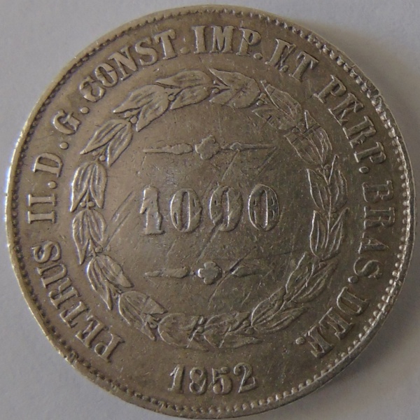 Joias . Moeda de prata Brasil  1000 Reis 1913 - foto 1