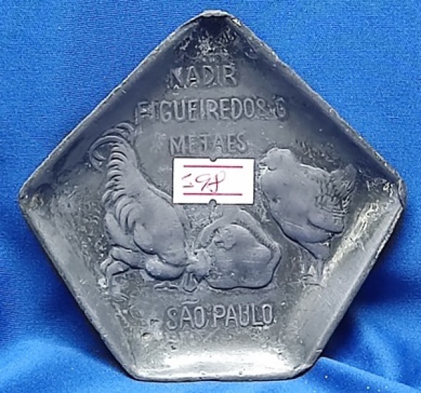 Arte . 169 - CAVALO EM METAL COM ARGOLA PENDURAR 21 X 15 CM foto 3
