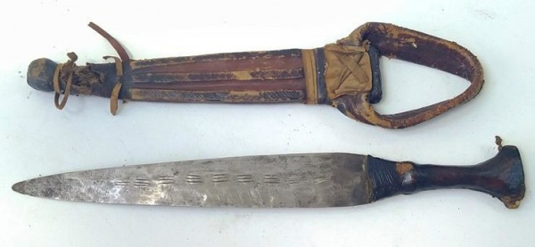 Arte . 4 - JAMBIA CABO METÁLICOCOMPRIMENTO COMM BAINHA 31 CMCO foto 5