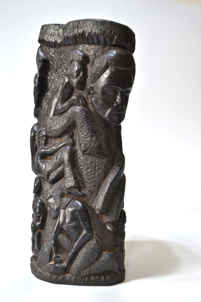 Arte . COBRA EM BRONSE COM BASE EM BRANITO NEBGRO -  9,5 CM - foto 3