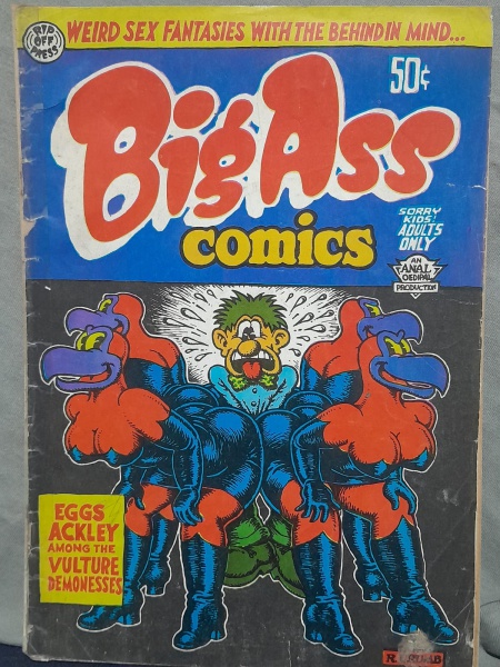 Joias . HQ BIG ASS COMICS R. CRUMB - JUNE 1969 / RARO / IMPORTA foto 1
