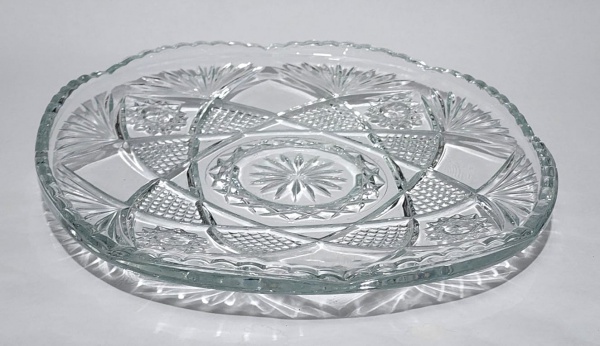 Joias . Compoteira / bomboniere em cristal Boêmia lapidado com foto 7
