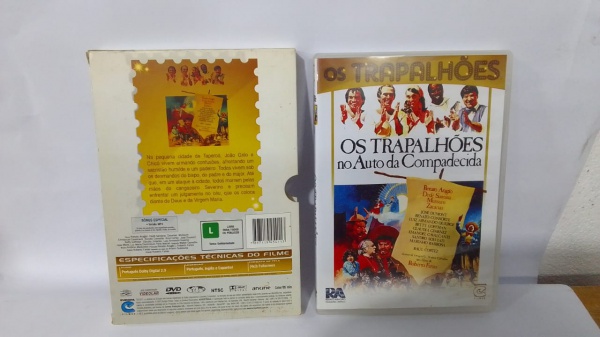 Joias . DVD  OS TRAPALHOES NO AUTO DA COMPADECIDA  EM ÓTIMO ESTADO