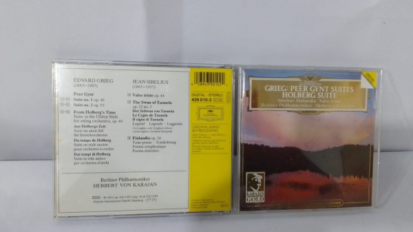 Joias . CD Grieg*, Sibelius*, Berliner Philharmoniker, Herbert von Karajan  Valse ...