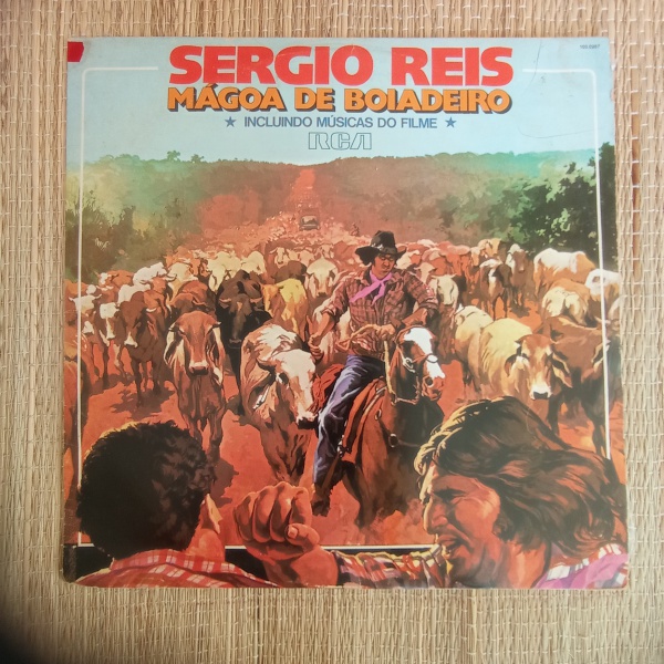 Joias . DISCO DE VINIL : SERGIO REIS ( 1983 ). disco ( VG+ ) em foto 2