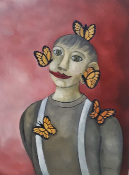 Arte . GM002, DACOSTA, ÓLEO SOBRE TELA, "CONSTRUÇÃO", foto 5