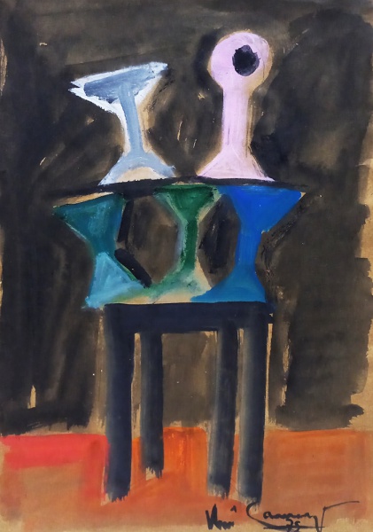 Arte . GM002, DACOSTA, ÓLEO SOBRE TELA, "CONSTRUÇÃO", foto 7