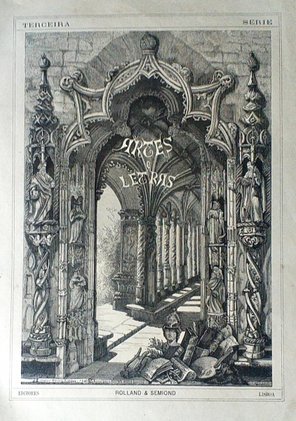 Joias . Revistas Artes e Letras, 3ª. Ano 1874. Terceira série. Doze exemplares ...