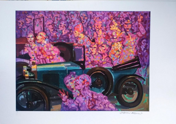 Joias . Juarez Machado. Serigrafia. Medidas - 100 x 70 cm, Assinado pelo artista, Sem ...