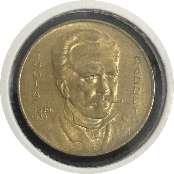 Joias . 5000 REIS.  1938.  SANTOS DUMONT.  PRATA 600 X 10 GRAMA foto 4