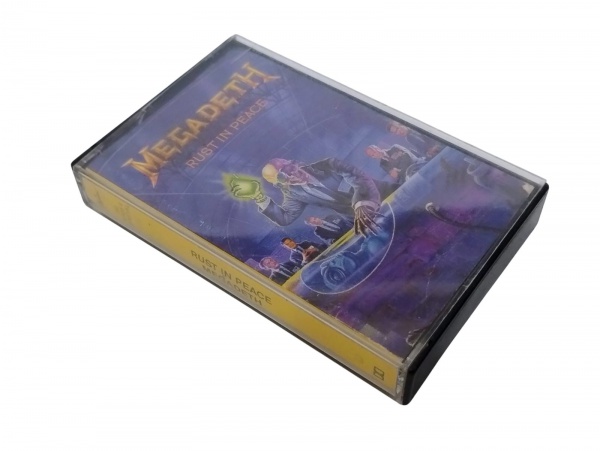 Fita Cassete k7 Megadeath Rust in Peace - Em muito b
