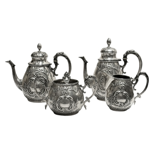 Joias . PRATA DE LEI - Grande samovar ou porta sucos em prata d foto 1