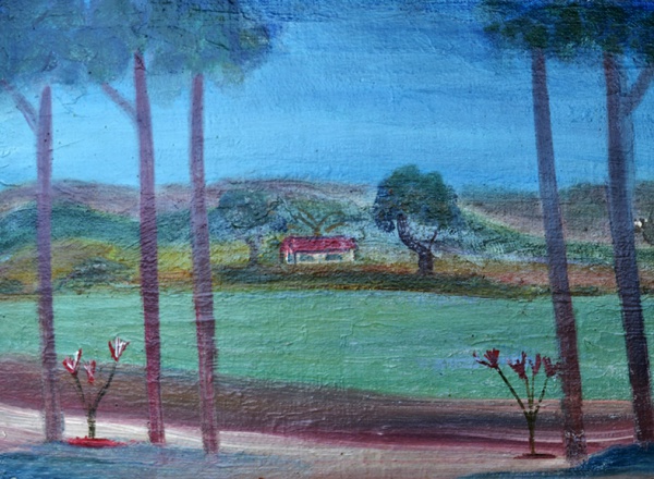 Arte . Milton Dacosta, Figura e Pássaro - óleo sobre tela - me foto 1