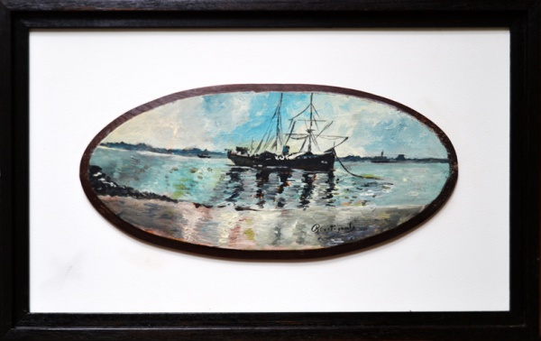 Arte . Milton Dacosta, Figura e Pássaro - óleo sobre tela - me foto 5