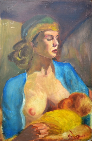 Arte . Karl Ernest Papf, Orquídeas - óleo sobre tela - datado foto 5