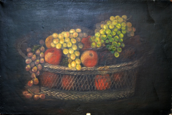 Arte . Francisco Rebolo, Cena Rural - Óleo sobre tela - Med. 6 foto 1