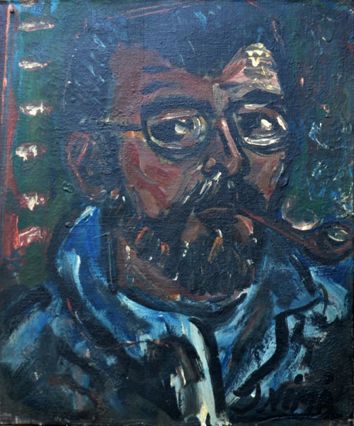 Arte . Francisco Rebolo, Cena Rural - Óleo sobre tela - Med. 6 foto 4