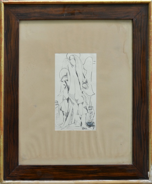 Arte . Karl Ernest Papf, Orquídeas - óleo sobre tela - datado foto 7