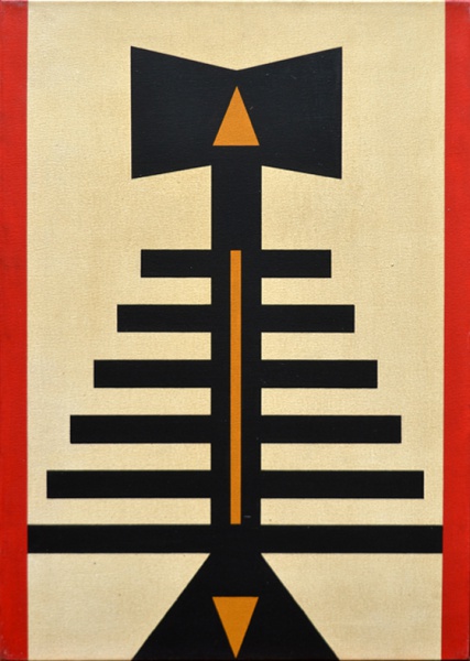 Arte . Roberto Burle Marx, Abstrato  panneaux / pintura sobre foto 5