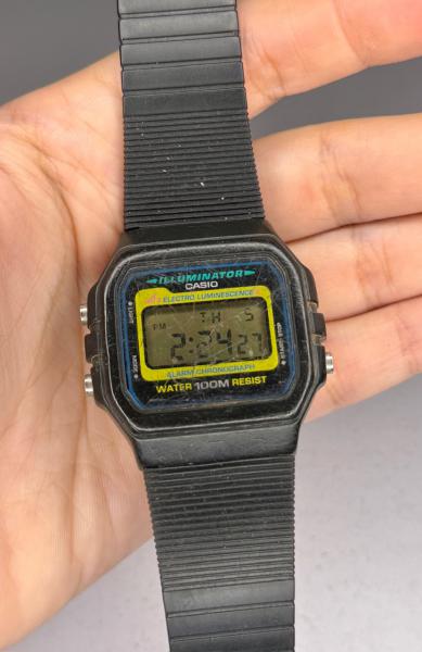 Casio Illuminator W-741 - Relógio de pulso com alarme e cronógrafo