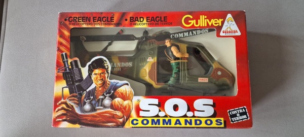 Joias . Helicóptero s.o.s Commandos gulliver LACRADO DE FÁBRICA. ORIGINAL