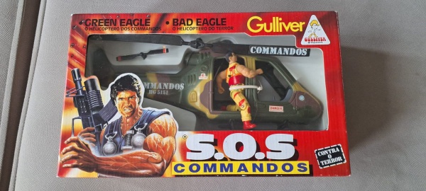 Joias . Helicóptero s.o.s Commandos gulliver LACRADO DE FÁBRICA. ORIGINAL