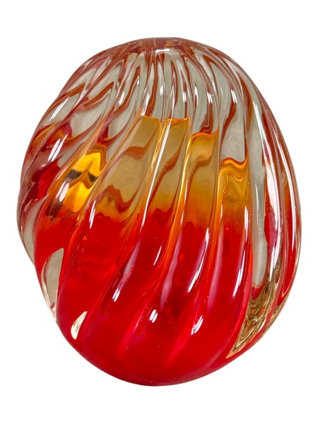 Joias . MURANO, um (1) vaso confeccionado em vidro de Murano tr foto 7