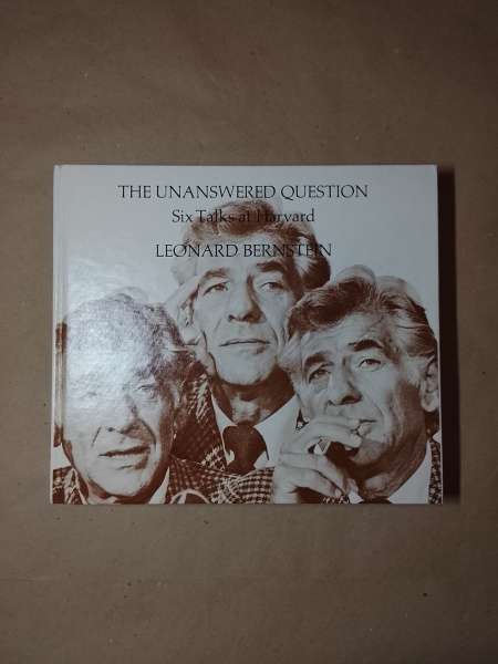 Joias . Conjunto de livro e disco de vinil "The Unanswered Question: Six Talks at ...