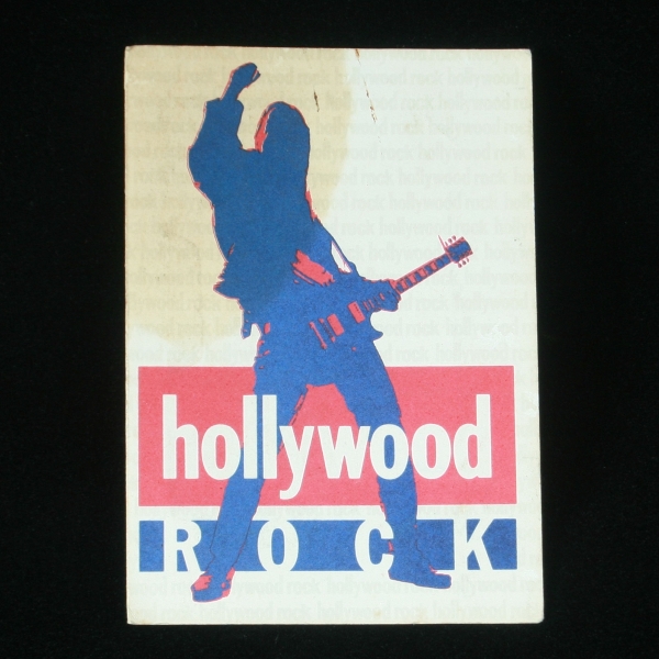 Joias . 1024 - Raro ingresso para o festival Hollywood Rock, acontecido no ano de 1996, ...