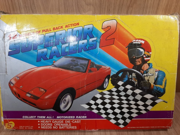 Joias . Conjunto de carrinhos colecionáveis Superior Racers 2 da marca Sunnyside. O ...
