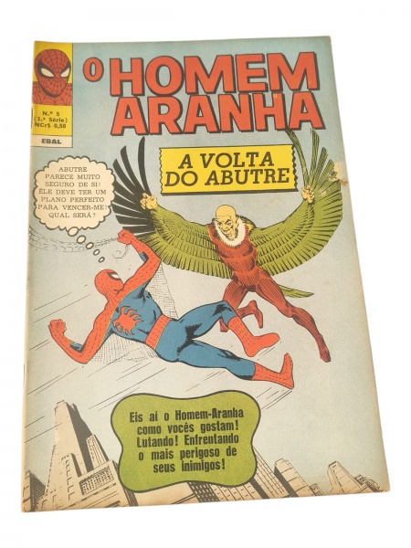 Joias . O Homem Aranha (No. 1 - 1a. Série - 1969); Editora Ebal foto 4