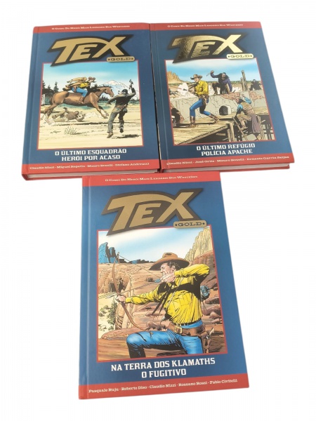 Joias . 3 Gibis de TEX Gold, Vols 31 a 33 (2018); Editora Salva foto 1