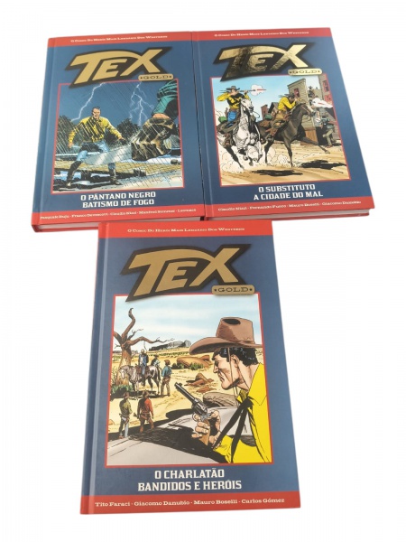 Joias . 3 Gibis de TEX Gold, Vols 31 a 33 (2018); Editora Salva foto 2