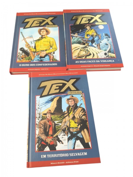 Joias . 3 Gibis de TEX Gold, Vols 31 a 33 (2018); Editora Salva foto 4