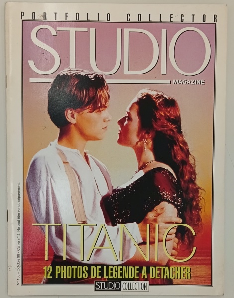 Joias . Portfólio de 12 fotografias do filme Titanic, de James Cameron, com Leonardo Di ...