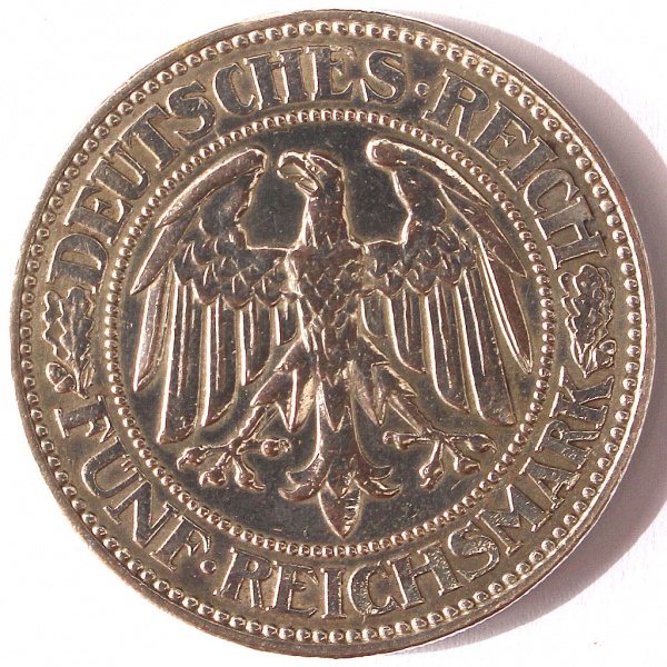 Joias . NUMISMÁTICA - Moeda de 5 Reichsmark de prata da Alemanha, emitida durante o ...