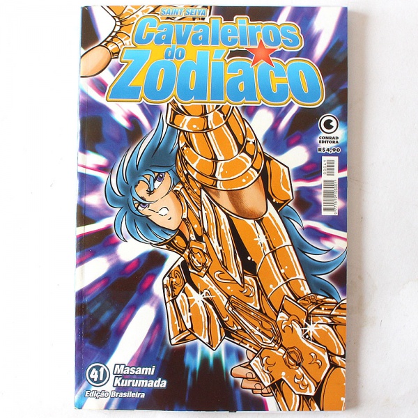 Joias . COLECIONISMO - Edição brasileira do volume 41 do mangá "Os Cavaleiros do ...
