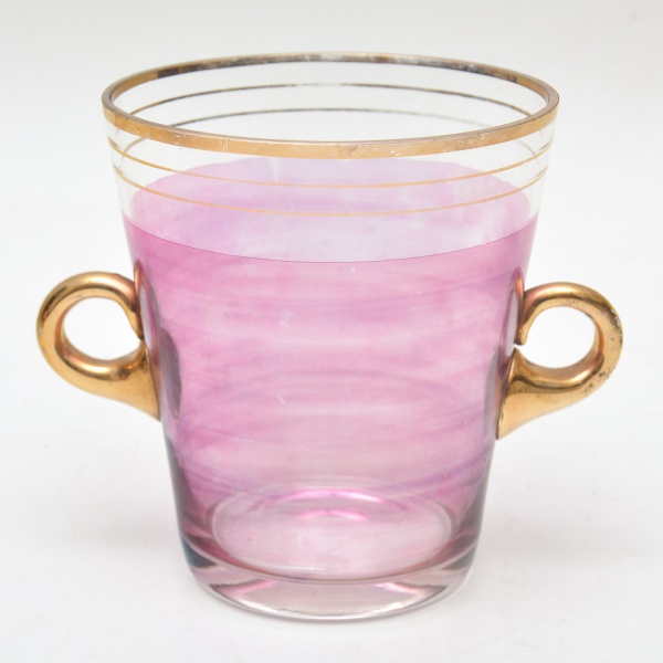 Joias . Vaso em vidro acidado da manufatura de Émile Gallé (Nan foto 1