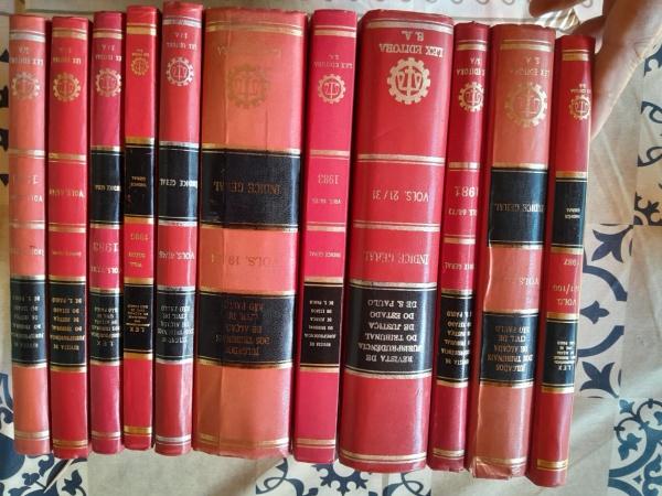 Joias . LIVROS CAPAS DURAS - REVISTA LEX  LOTE COM 8 VOLUMES / foto 2