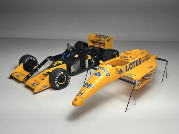 ミニカー Team Lotus Type 99T Japanese GP Senna ミニカー Team Lotus