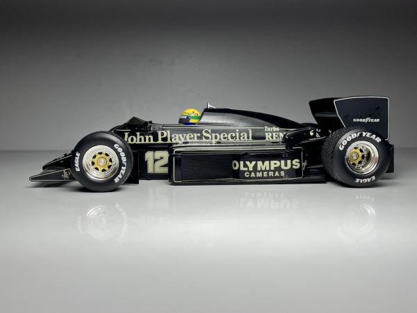 Lotus 97T Ayrton Senna Preto e Dourado #12 - PremiumX E