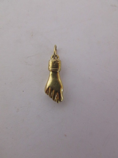 Joias . Antigo broche ao estilo art deco em ouro 18k, platina, foto 1