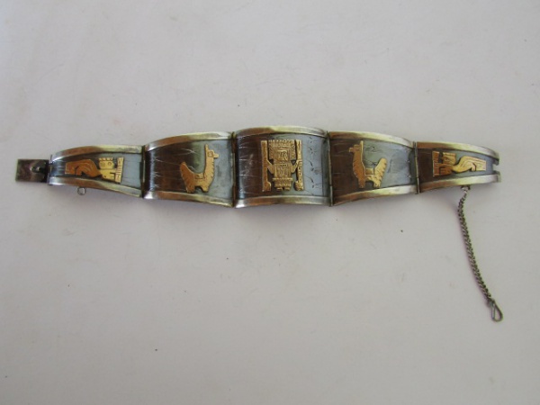 Joias . Antigo broche ao estilo art deco em ouro 18k, platina, foto 8