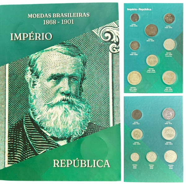 Joias . Rarissimo - Álbum de LUXO Nº 4 - Moedas do Real - COMPL foto 4