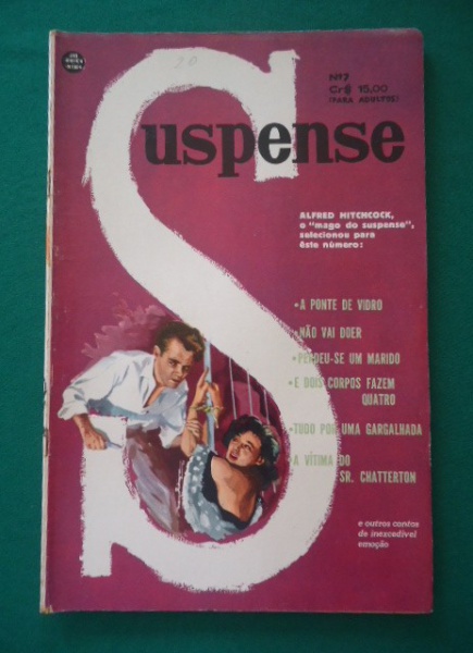 Joias . Revista SUSPENSE Nº 6 - julho de 1960 - 18x26 - 66 págs foto 2