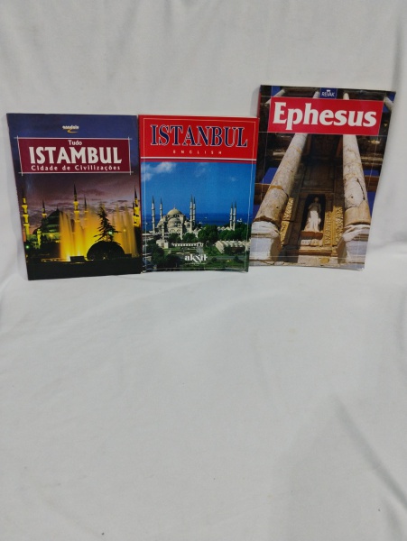 Joias . LIVRO / GUIAS TURISTICOS / 3 VOLUMES / TUDO ISTAMBUL CIDADE DE CIVILIZACOES, ...