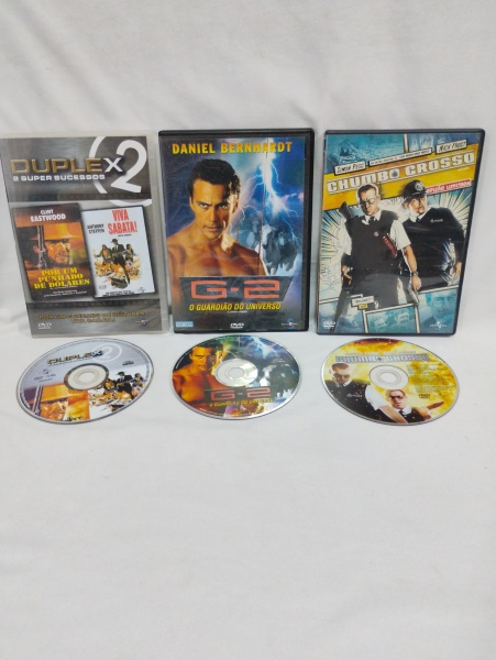 DVD / COLECAO SUPER SUCESSOS / 3 VOLUMES / DUPLEX 2, G2 O GUARDIAO