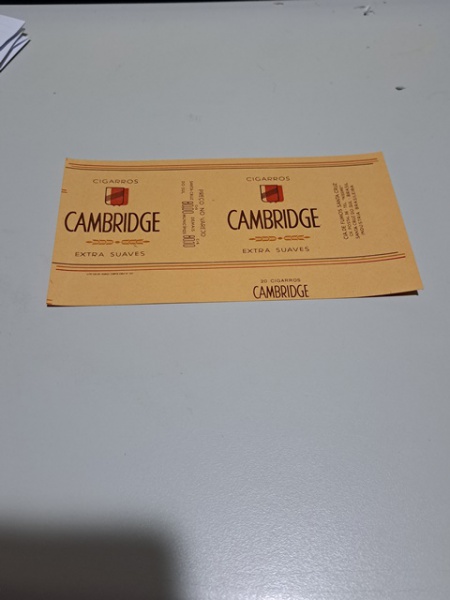 Joias . CARTEIRA DE CIGARRO SEM RECORTE CAMBRIDGE VALOR IMPRESS foto 4