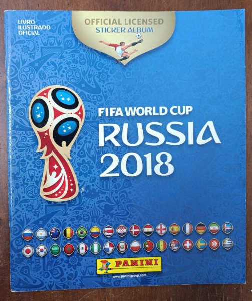 Canetas . Álbum Oficial Copa do Mundo 2018 Rússia  Capa Dura  100 foto 1